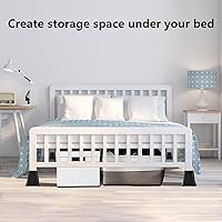 Vista 8 de Paquete de 6 elevadores grandes para muebles de cama, de 6 pulgadas, resistentes para sofá, silla, gabinete, escritorio, plástico ABS alto