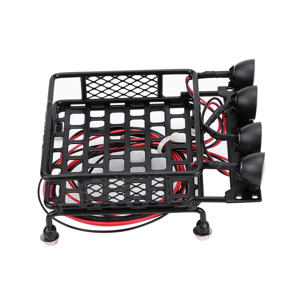 YOSOO Galerie De Toit RC Porte-bagages De Toit Avec Lumières LED Rondes