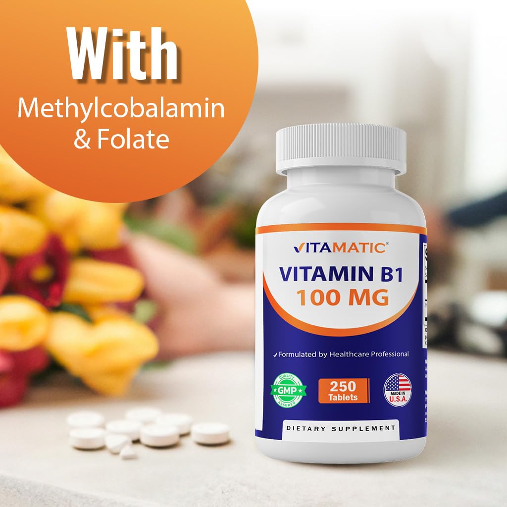 Vitamatic Methyl B12 1000 mcg with Folic Acid – Natural Berry Flavor – 240 Fast Dissolve Tablets – Methylcobalamin Vitamin B12 for Energy & Nervous System Support – Vegan & Non-GMO Supplement — Amazon image 5