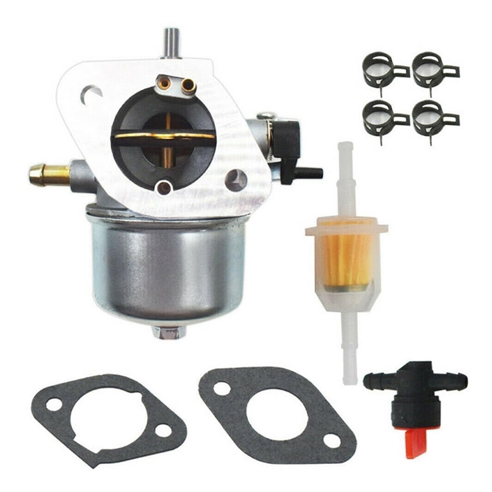 Zespół gaźnika do silnika Kawasaki FH430V FS481V, zamiennik 15003-7047, 15003-7061, 15004-0823, kosiarka