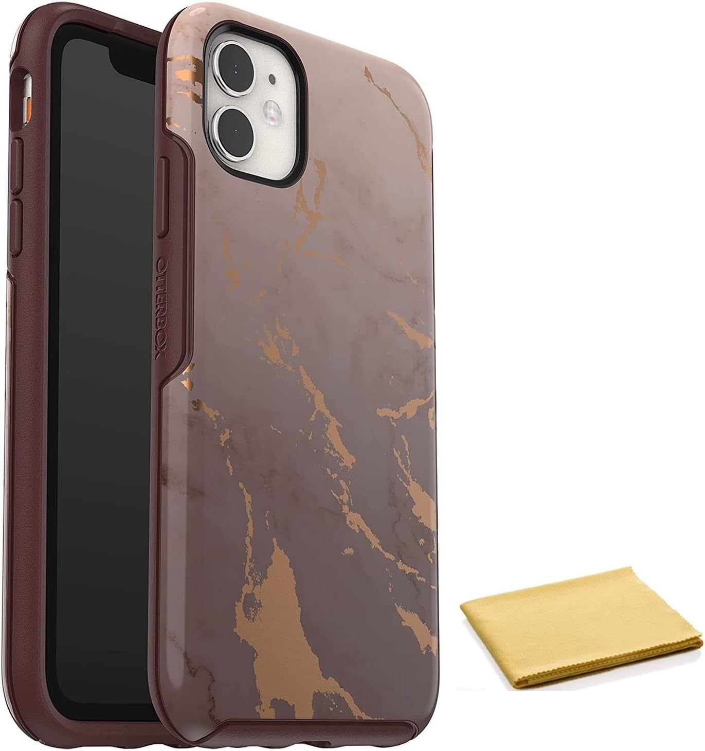 OtterBox Symmetry Series Case for iPhone 11 & iPhone XR (Only) - with Cleaning Cloth - Non-Retail Packaging - Teal Marble