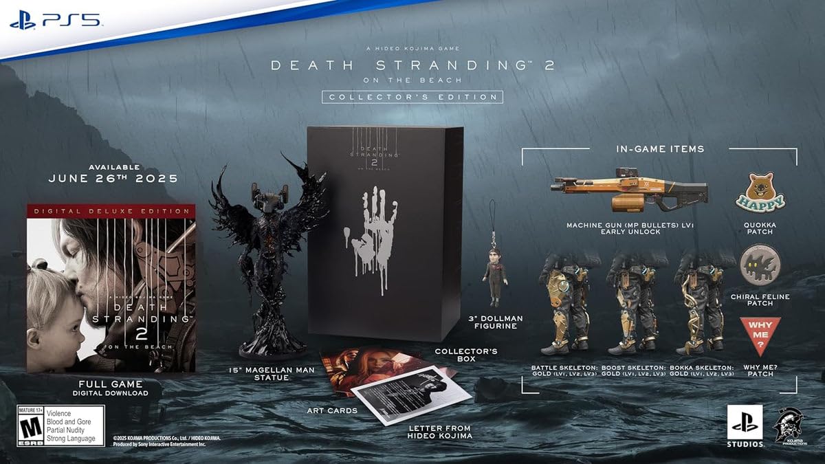 ゲームキャラクター DEATH STRANDING COLLECTOR'S EDITION Amazon.com: Death Stranding 2: On the Beach (Collector's Edition