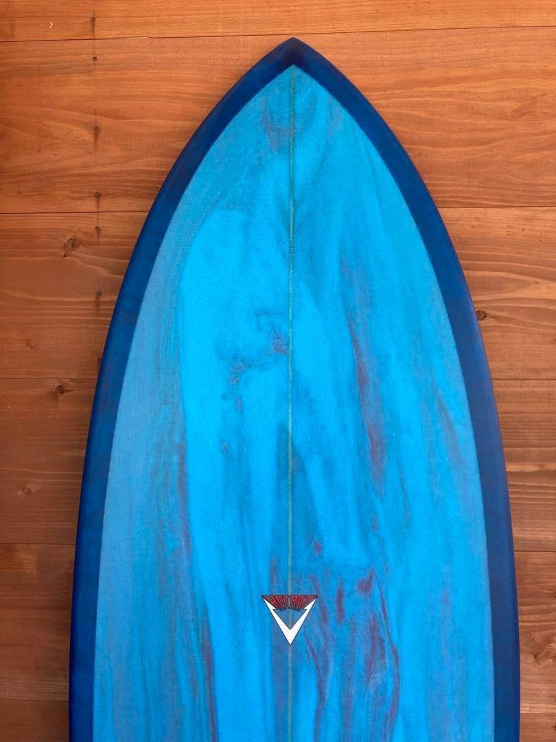 HOTRAT　6'1　ツインフィッシュ　サーフボード　ハンドシェイプ HOTRAT 6'1 ツインフィッシュ サーフボード ハンドシェイプ
