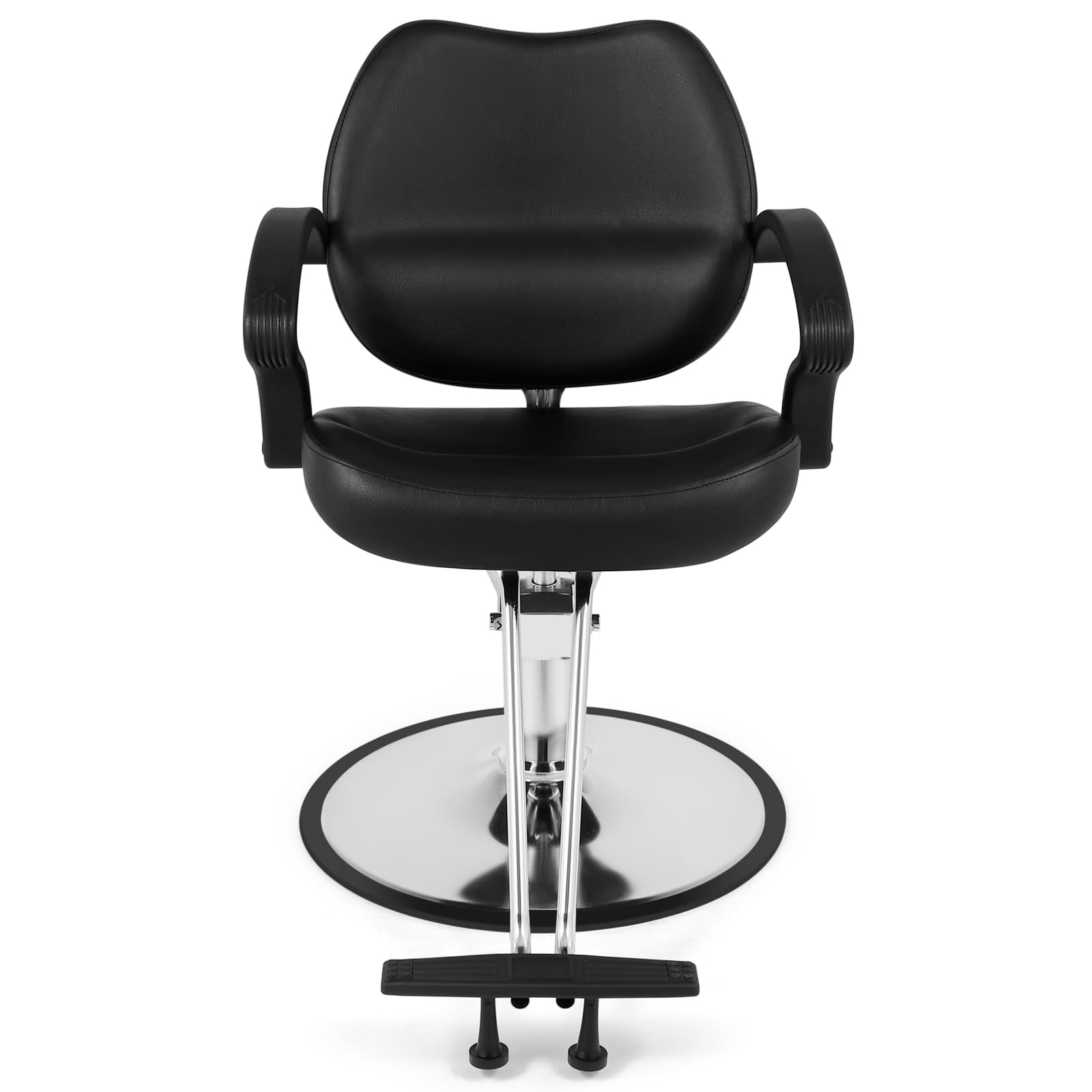 Artist Hand Friseurstuhl Hydraulischer Barberstuhl 360° Drehbar Höhenverstellbar Fußstütze Salon Barbershop