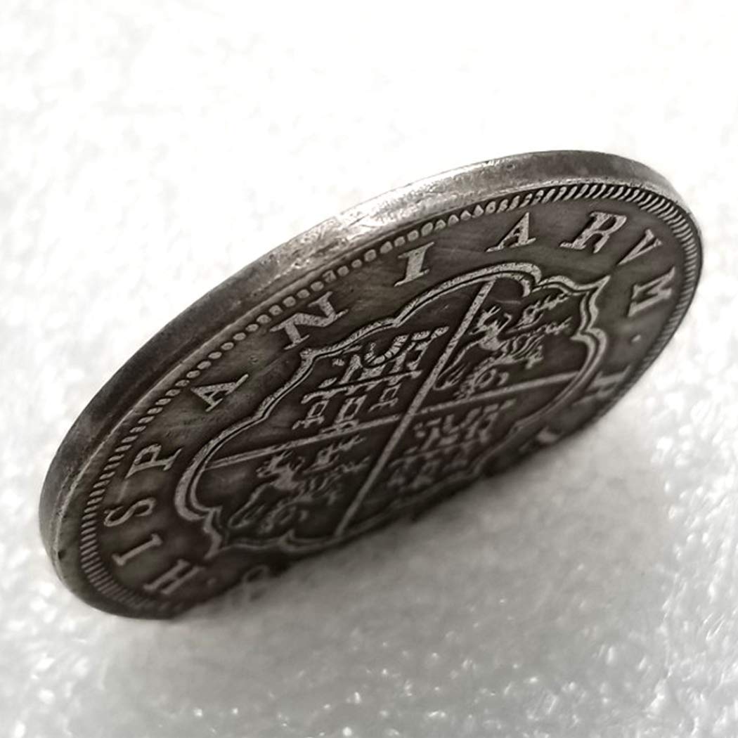 1618 Monedas históricas talladas a mano de España - Grandes monedas europeas de España - Moneda antigua conmemorativa sin circular + Bolsa KaiKBax - Es una moneda artesanal, experiencia futura
