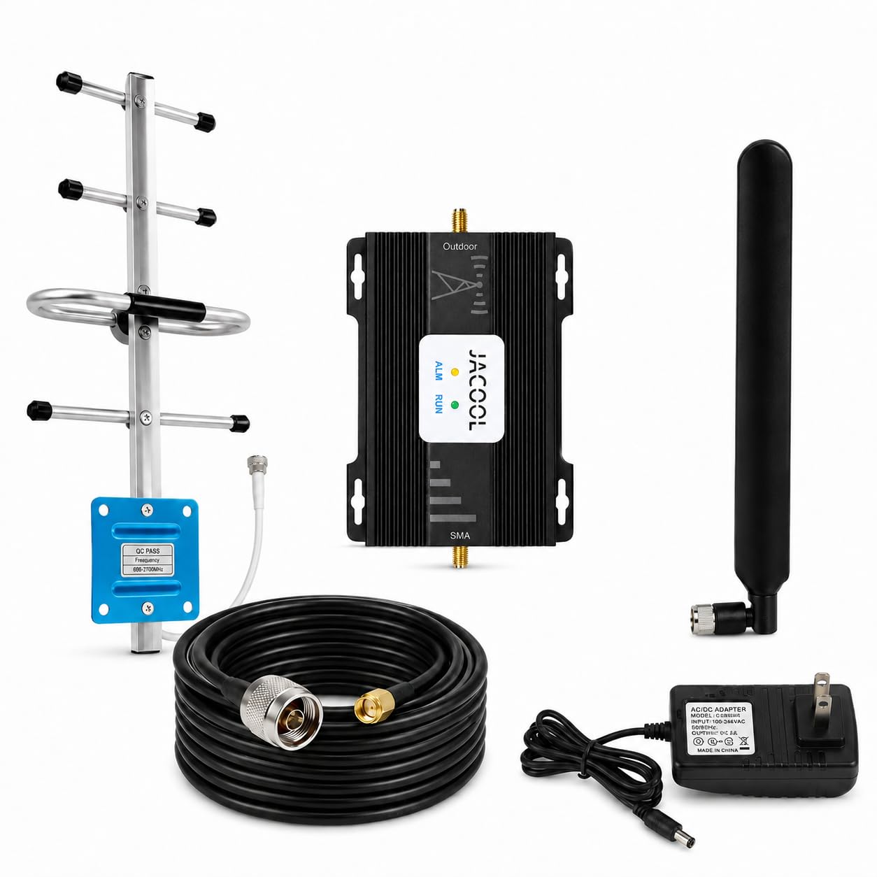 AT&amp;T Cell Phone Signal Booster for Home, 5G 4G LTE Band 12/17 700MHz Black