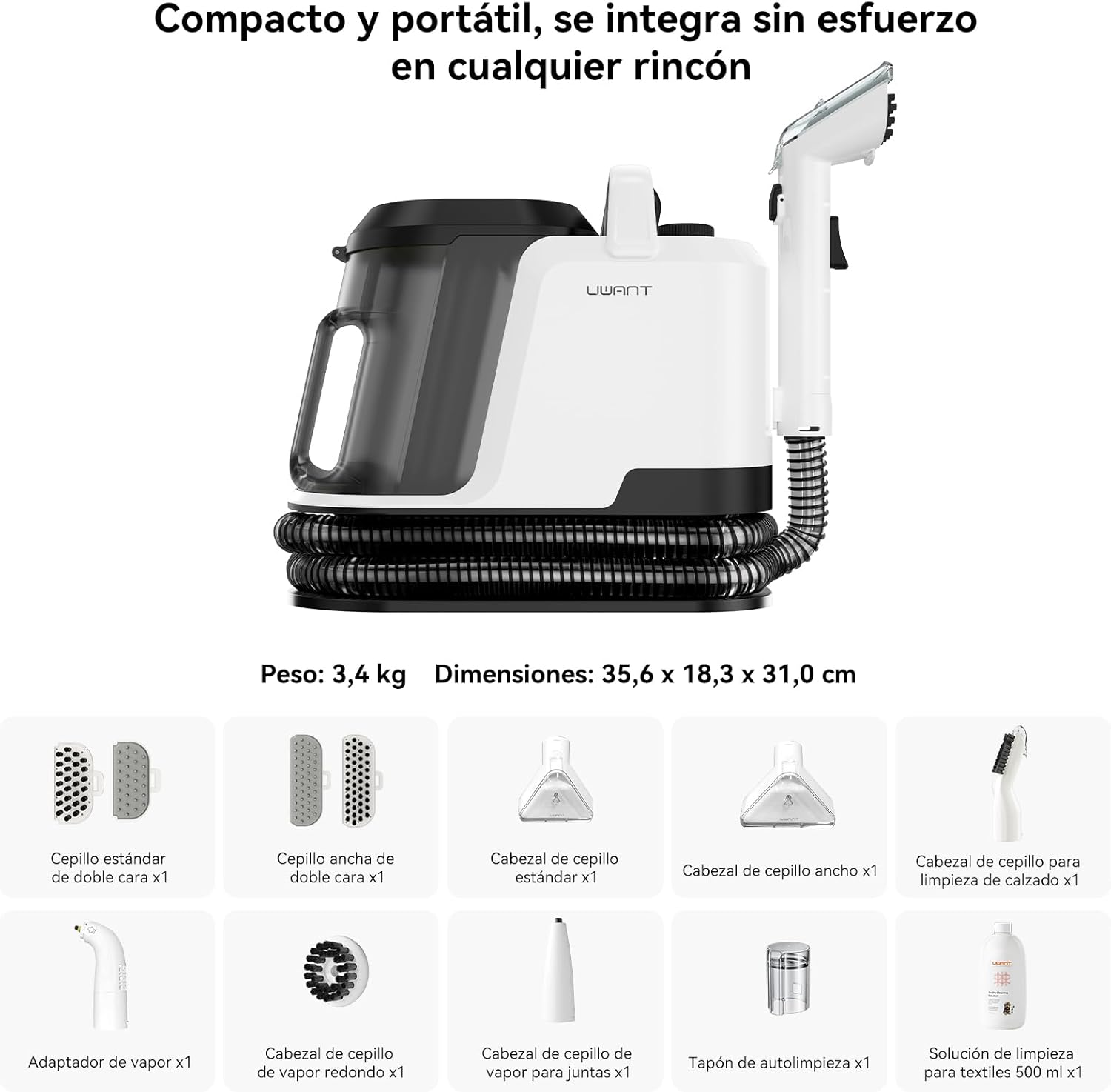 Uwant Y100S stored compactly in a cabinet