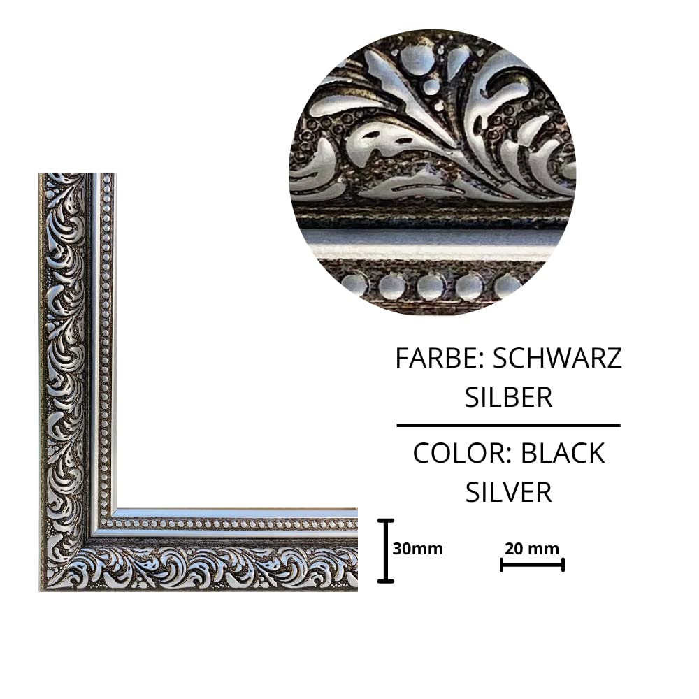 Cadre Photo Monet Argent Set De 3-10X15 Cm (A6) - Baguette: 23X13Mm