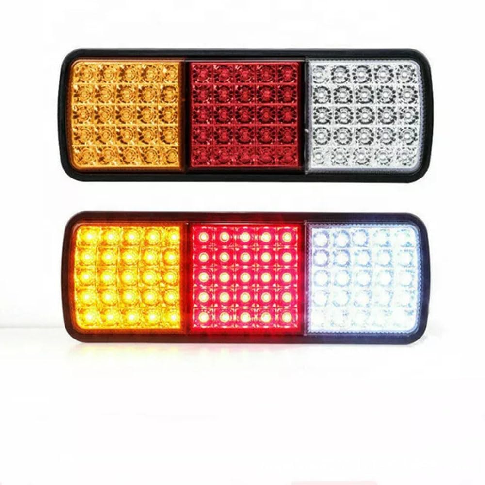 Tylne światło samochodowe do 75 IP68 lampa tylna przyczepy 12 V 2 szt., światło hamowania kierunkowskaz montaż tylnego światła