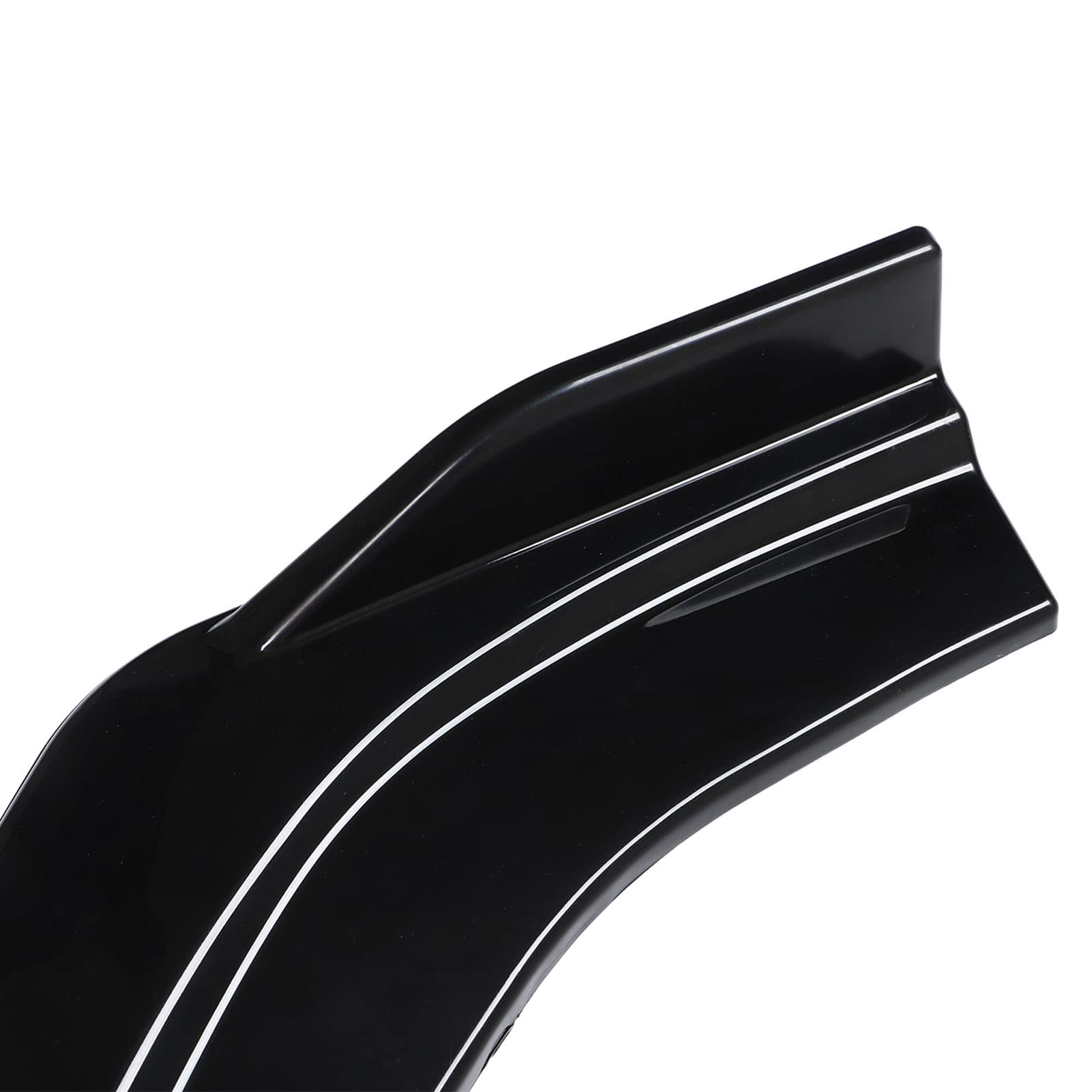 Kit 2 Pezzi Minigonne Paraurti Auto | Splitter Anteriore In ABS Nero | Universale - Foto 10