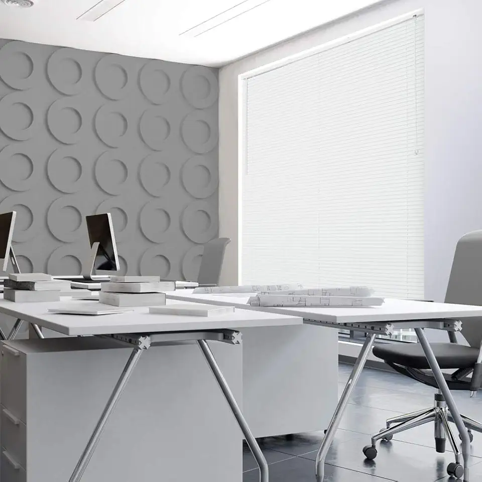 Persiana para Janela com Lâminas Horizontais de PVC 25mm, L 1,00 m x A 2,20 m, Branca