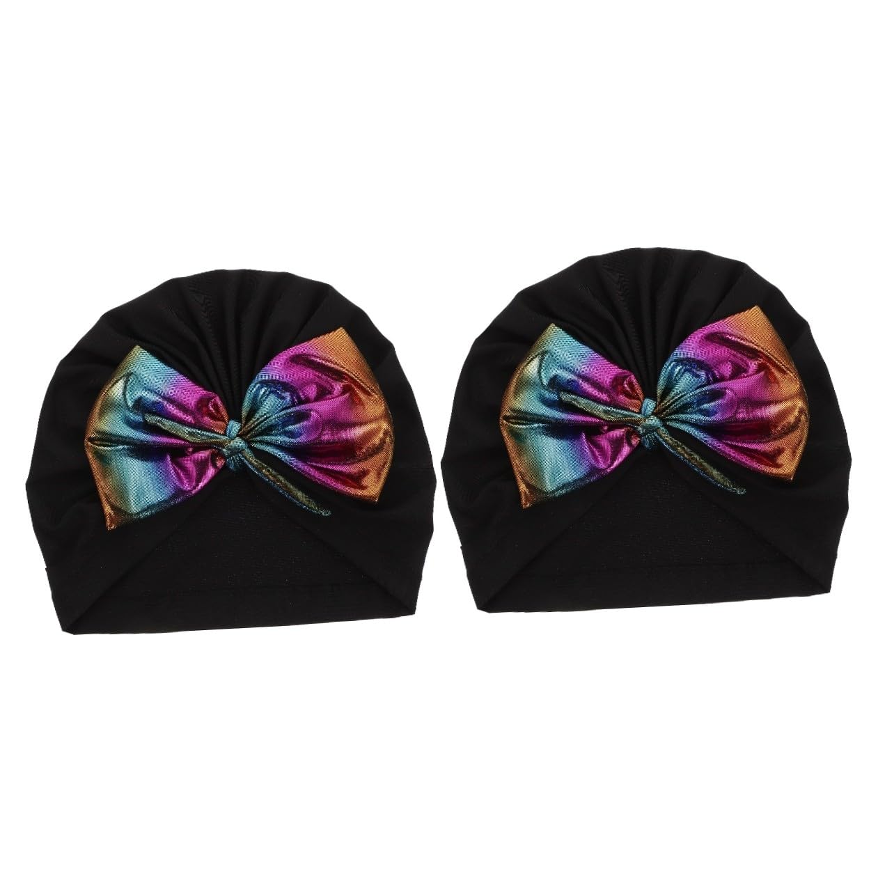 Kisangel 5St Schwimmhaube Badekappen für langes Haar Badehut für Damen Badekappe Kinder Schwimmende Haarabdeckung Badekappen für schwimmende Frauen gemütlich Krawatte Haarset Nylon Violett