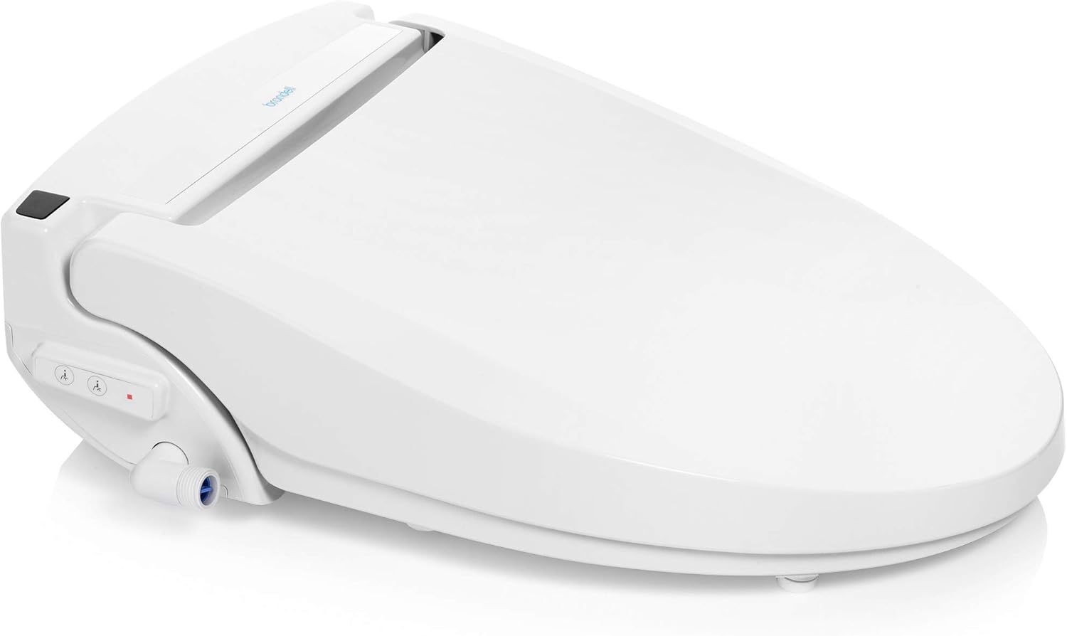 Brondell BL97 Swash Elongated Electronic Bidet Toilet Seat, Fits Elongated Toilets, White