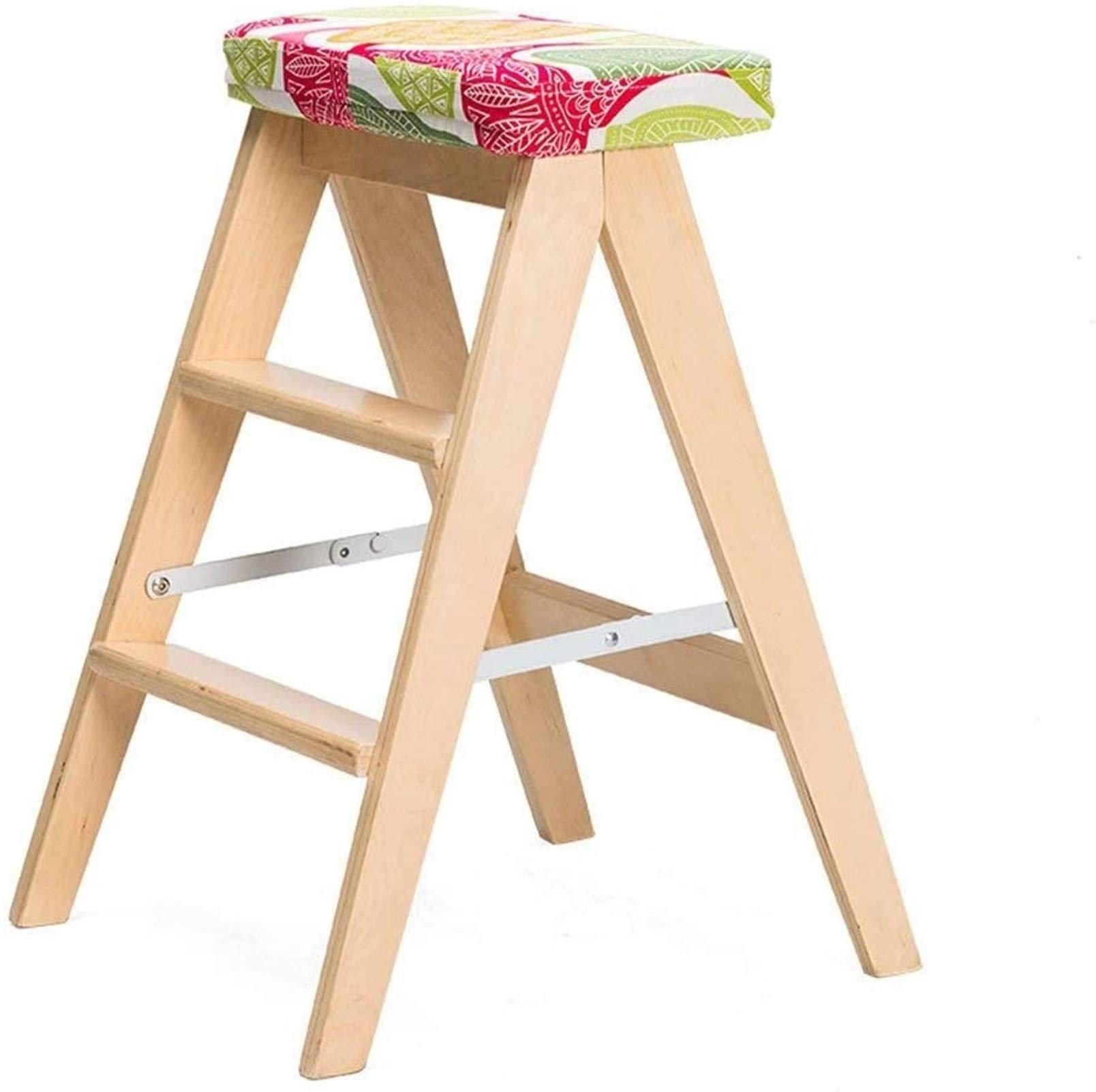 Tabouret pliant DASHADAO en bois massif de qualité supérieure escabeau intérieur créatif