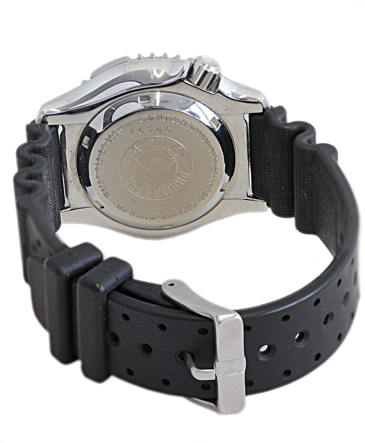 Citizen Herren Analog Automatic Armbanduhr mit Gummiband Promaster Marine