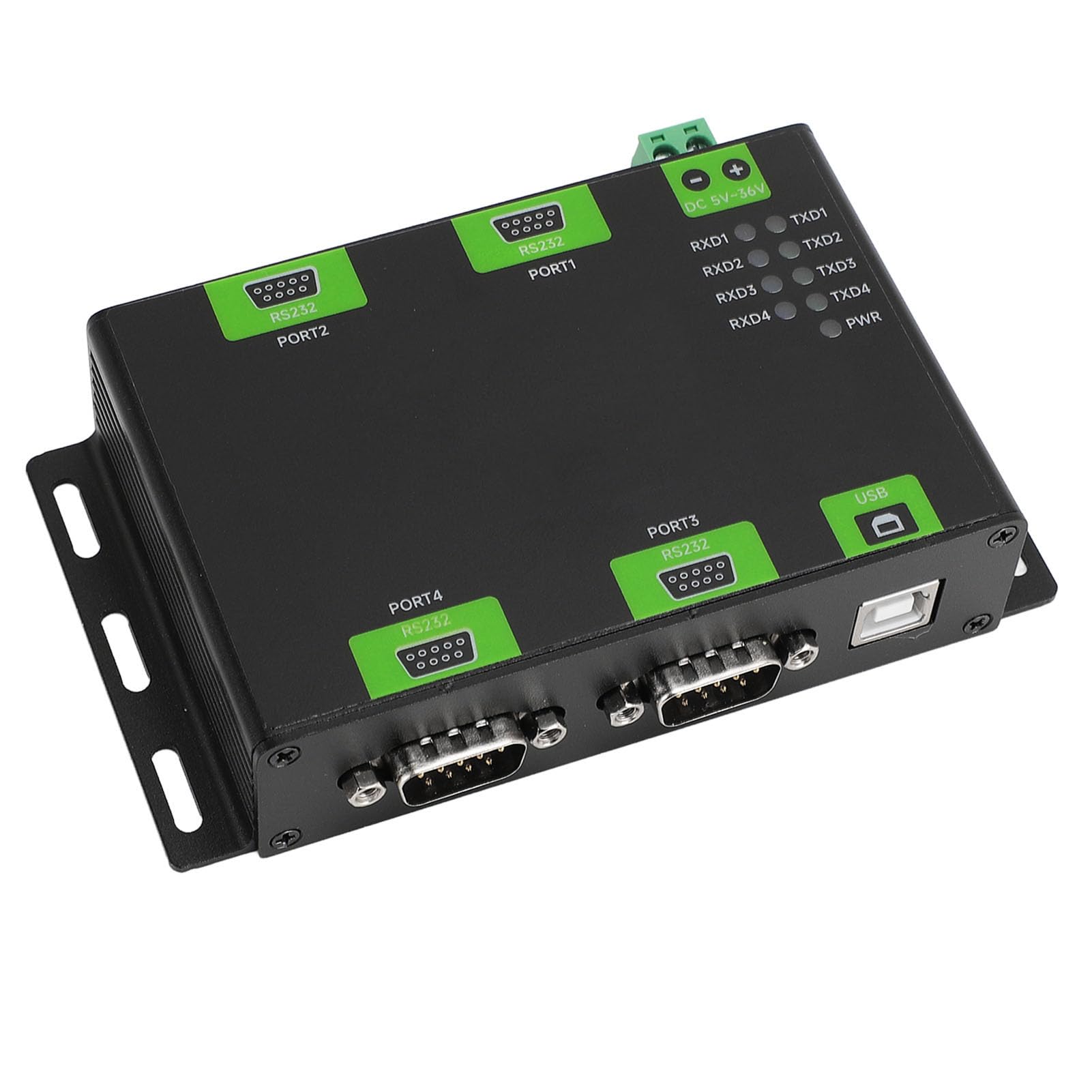 Ausla Przemysłowy Konwerter USB na 4CH RS232, FT4232HL Izolowany