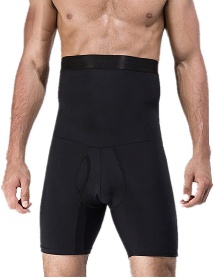 TfscloinMen's High Waist Tummy Control Slimming Shapewear Shorts