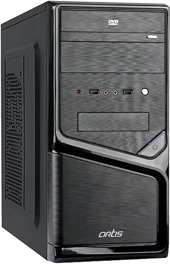 Artis 3330 2.0 Computer Cabinet Support Micro ATX Motherboard, 1 x 8 cm Fan with 400W Power Supply