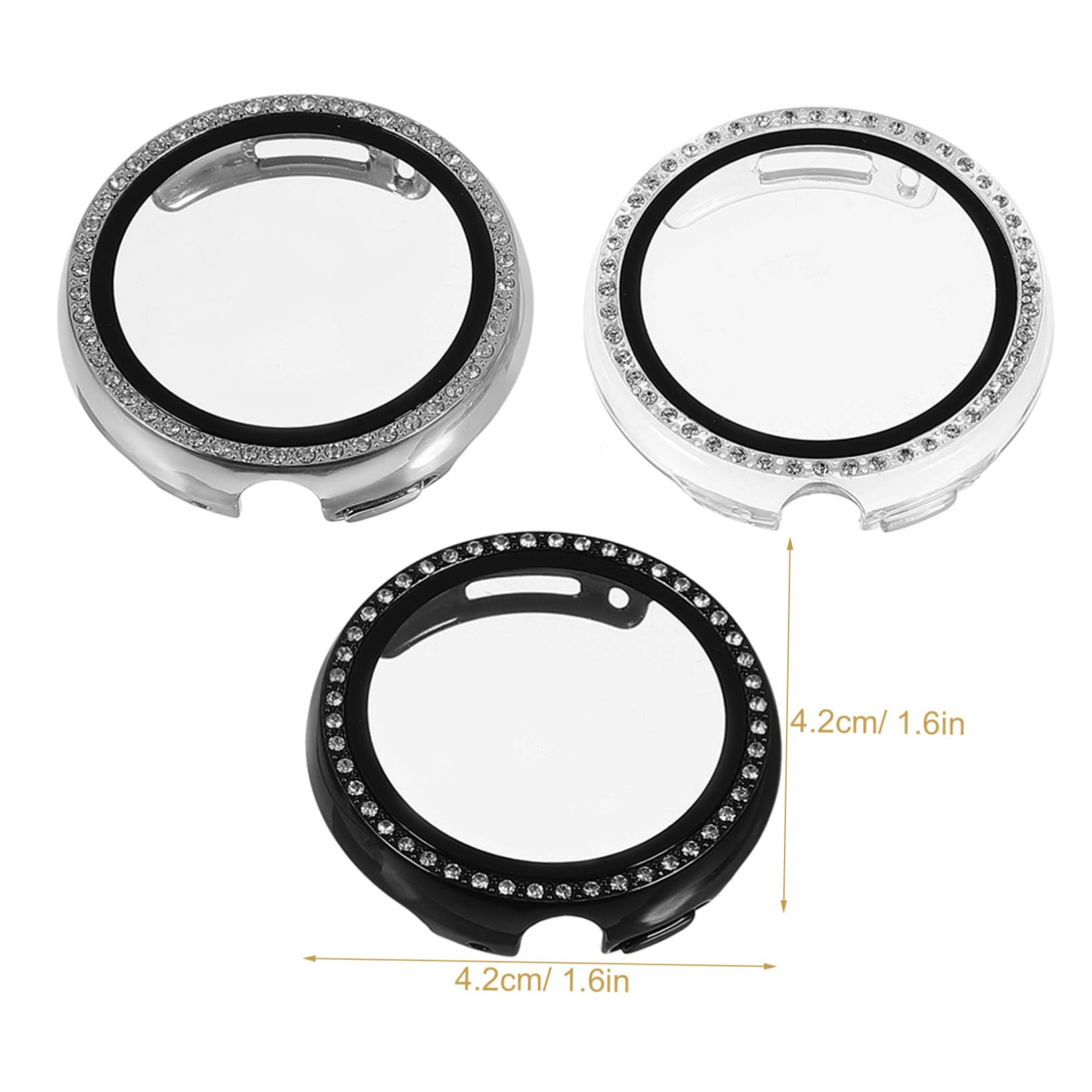 jojofuny 15stücke Teiliges Watch Case Mit Strasssteinen Kompatibel Mit Pixel Watch Integrierte Schutzhülle Leicht Kratzfest Und Elegant Für Optimalen Schutz Und Stil