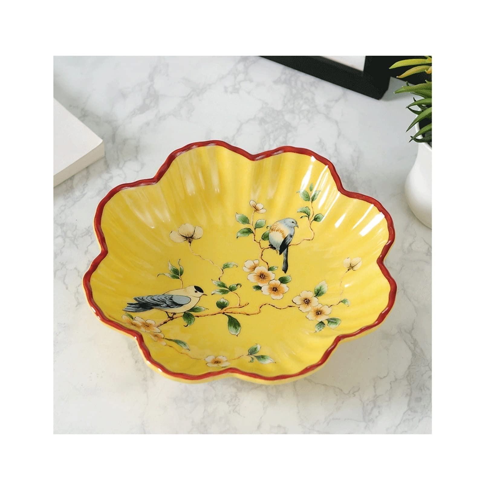 Naczynia do serwowania, miski na owoce, talerze na przekąski, ceramiczne tace do serwowania, miski na imprezy