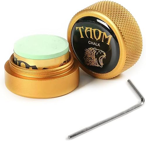 Vista 86 de TAOM - Soporte para tiza de piscina, herramienta práctica redonda, accesorios de billar, mini estuche magnético para tizas, contenedor de caja