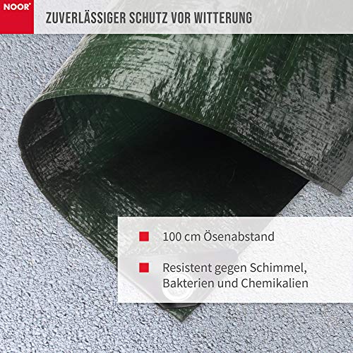 Abdeckplane Noor Easy 90g/m², 400 x 500 cm, vielseitige Schutzplane