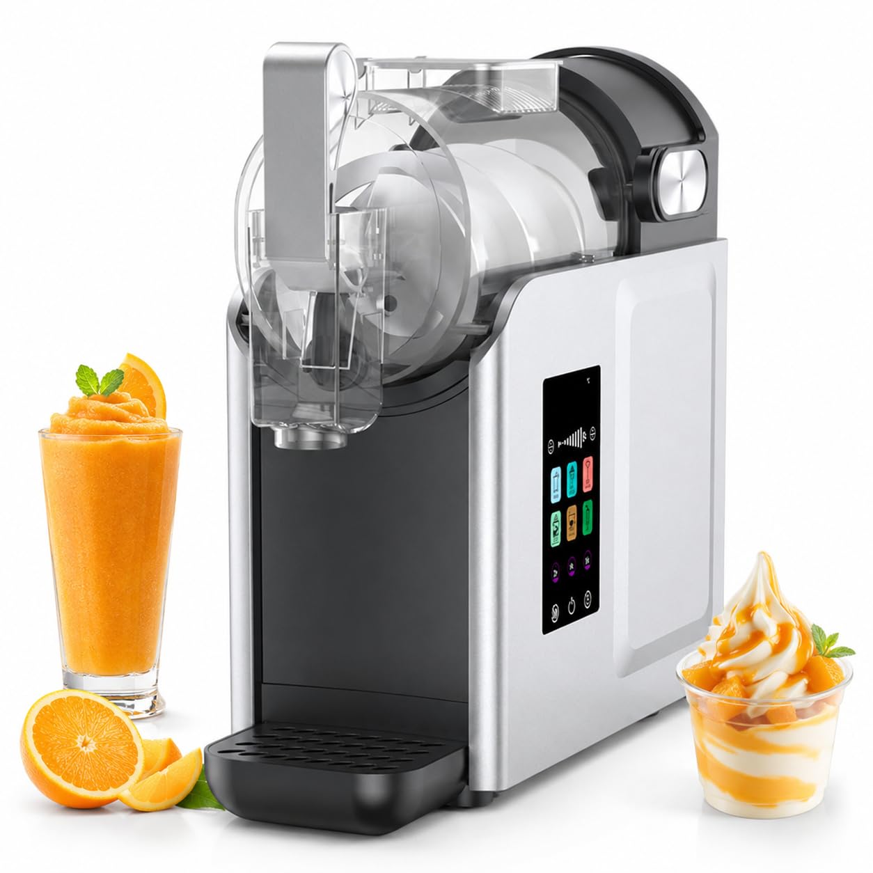 Creami Style Slush Machine, 2L Cold Drink Maker for Home Café Use