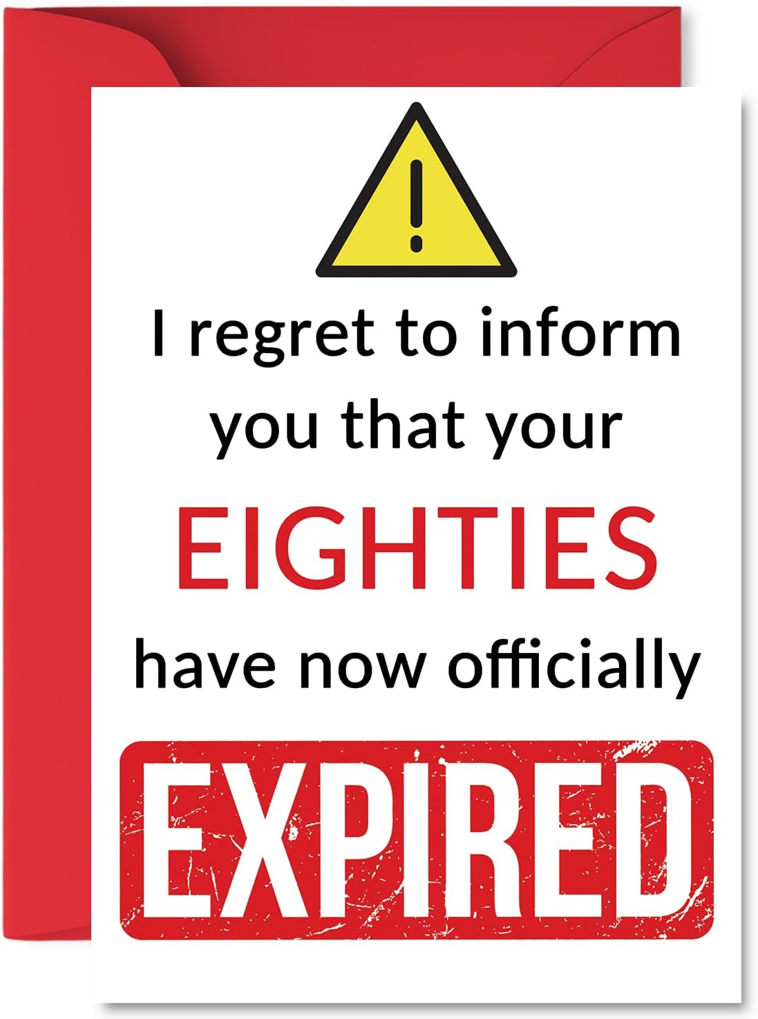 Stuff4 Funny 70th Birthday Cards for Nanny - Your Sixties Have Expired - Happy Birthday Card for Nanny Nan from Grandson Granddaughter, A5 Banter Joke Humor Bday Greeting Cards Gift