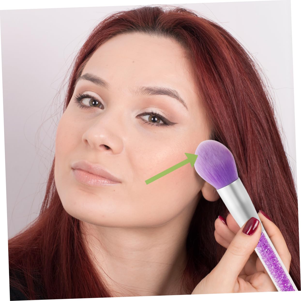 MAGICLULU -teiliges Make-up-pinsel-set -teiliges Set mit Pailletten-griffborsten für Damen und Herren Tägliches Make-up