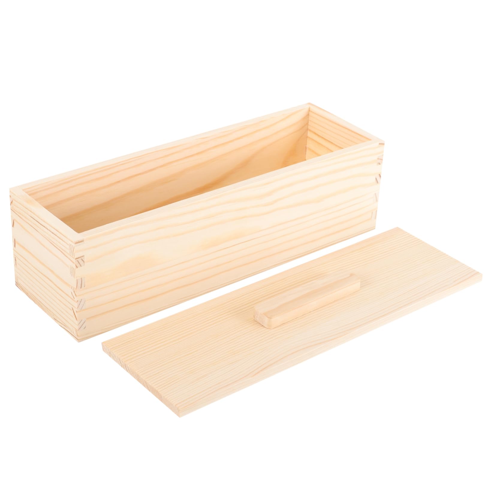 ABOOFAN Nonstick Bread Baking Mold with Wooden Lid Convenient Toast Pan for Home and Bakery Use Airtight Container for Fresh Loaf Storage