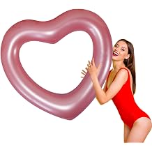 Heart pool floats, swimming ring, heart pool float, Heart Shaped Swimming Pool Float Loungers Tube, Water Fun Beach Party Toys for Kids, Adults.