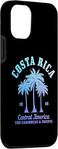 Miniatura 6 de iPhone 14 Pro Max Costa Rica Souvenirs Vintage Palmeras Surf Beach Case