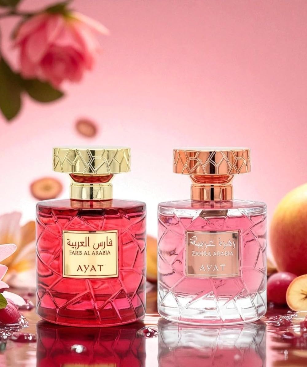 Ayat Perfumes - Jumra Collection – Profumo Arabo di Dubai 100 ml Eau de Parfum – Fragranza Orientale di Lusso a Lunga Persistenza – Unisex – Varianti Disponibili (Faris & Zahra)