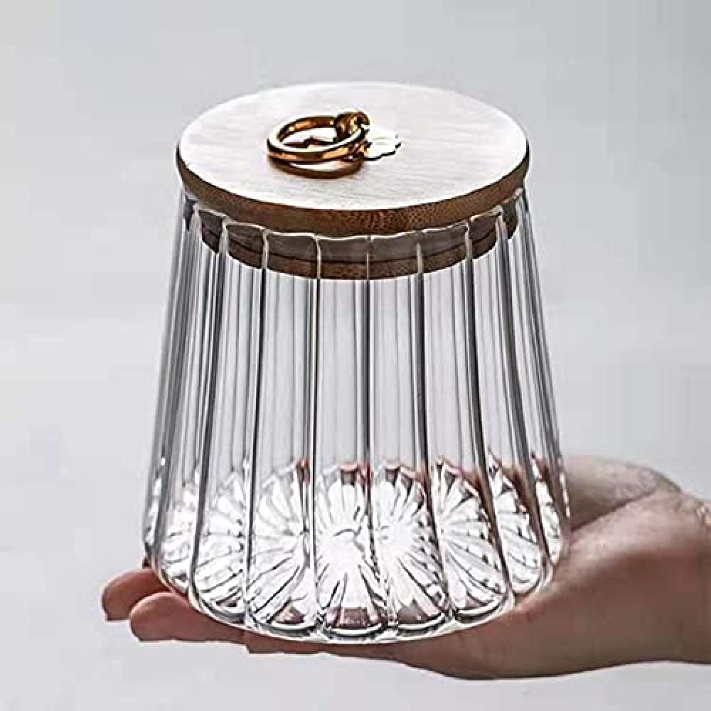 Barattoli per La Conservazione degli Alimenti in Vetro Borosilicato con Coperchio Ermetico per La Conservazione degli Alimenti - Cereali, caffè, Zucchero, Snack-Style 3