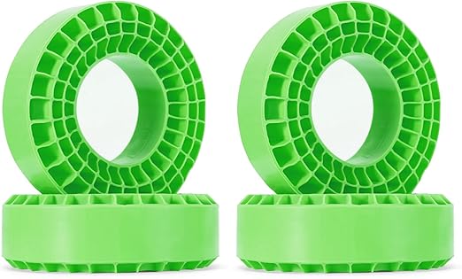 INJORA Silicone Rubber Inserts Foam for 106-108mm 1.9" Tires(Small Green)