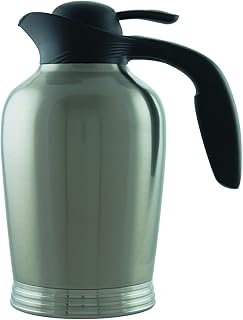 Stanley Commercial 10-00008-000 ErgoServ Carafe, 1.5 Liter (50.7 oz.), Brushed Stainless/Black