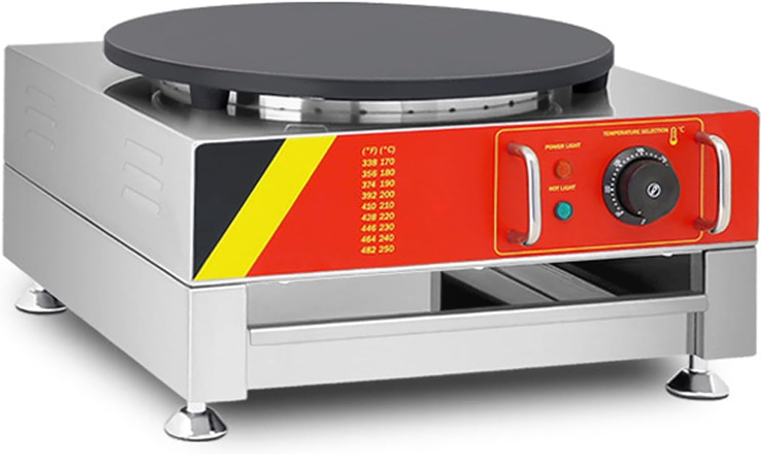 Adjustable Electric Pancake Machine, Non-Stick Commercial Pancake Maker, Multi-Function Baking Tray with Temperature Control for Perfect Fluffy Pancakes