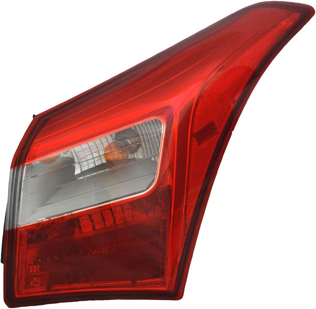 TYC Left Tail Light Assembly Compatible with 2013-2017 Hyundai Elantra