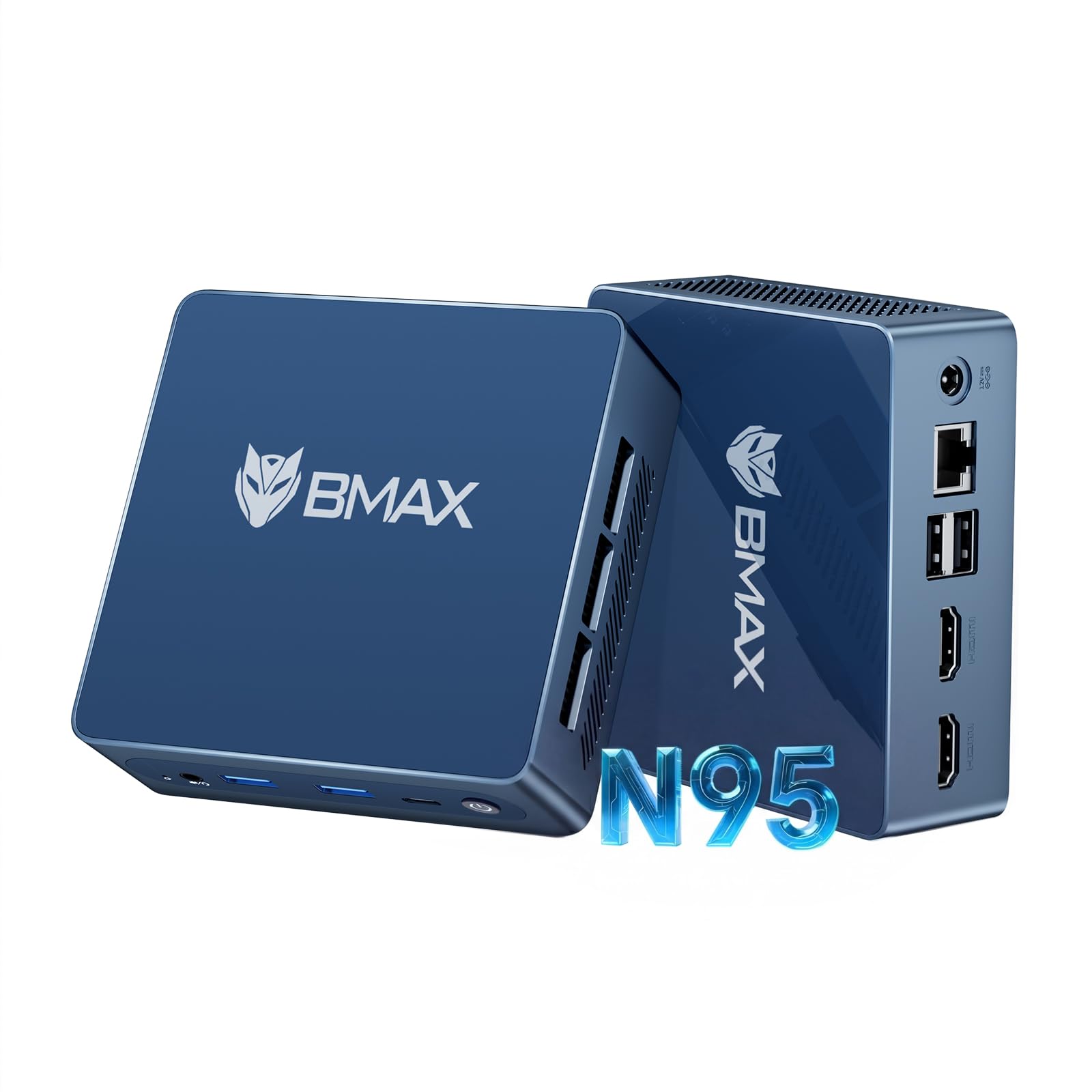BMAX B4 Ultra Mini PC, Intel N150 Processor Beats N100/N97 Up to 3.6GHz, 12GB LPDDR5 512GB NVMe, USB 3.0/Wi-Fi 5/BT 5.0 Micro Computers with Dual HDMI 2.1 Support 4K Display for Pro Work/Home/Students-image-33