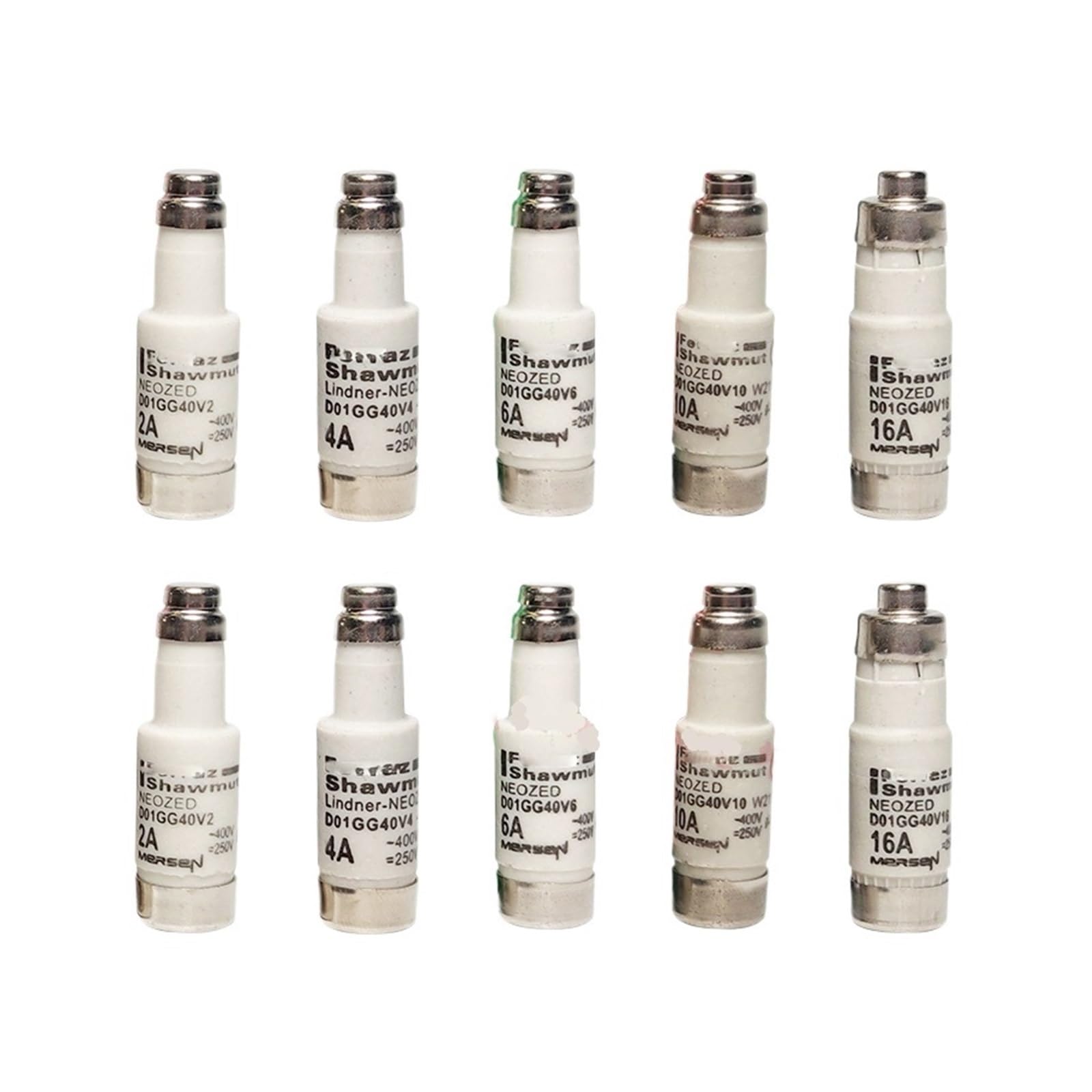 YMUGUEGH 1pcs Fuse D01GG40V16 400V-250 16A D01GG40V2 D01GG40V4 D01GG40V6 D01GG40V10 D01GG40V16(D01GG40V10 10A)