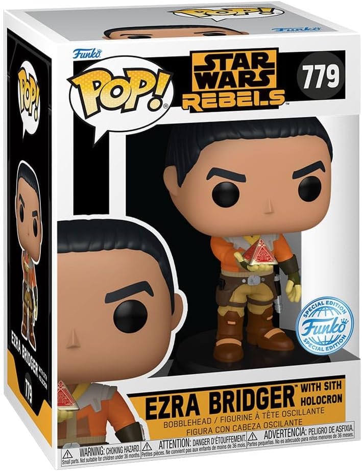 Funko Star Wars: Rebels - Ezra with Sith Holocron Pop! RS