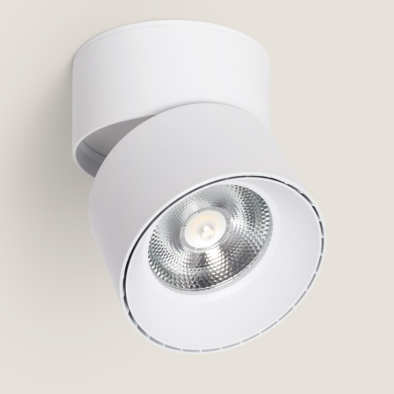 LEDKIA LIGHTING Aplique LED 30W de Aluminio Circular Blanco New Onuba 2700K Blanco Cálido