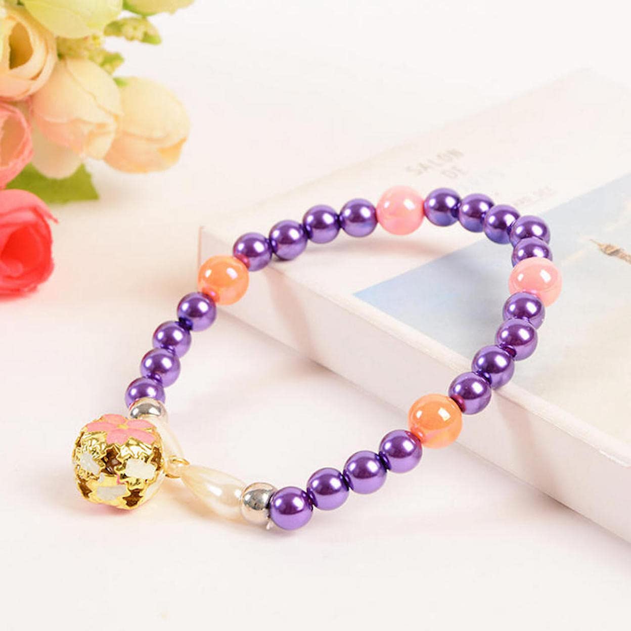 Dog Puppy Cat Collar Adjustable Necklace with Bell (Color May Vary) (B09NP3LB6Q) Amazon Price History, Amazon Price Tracker