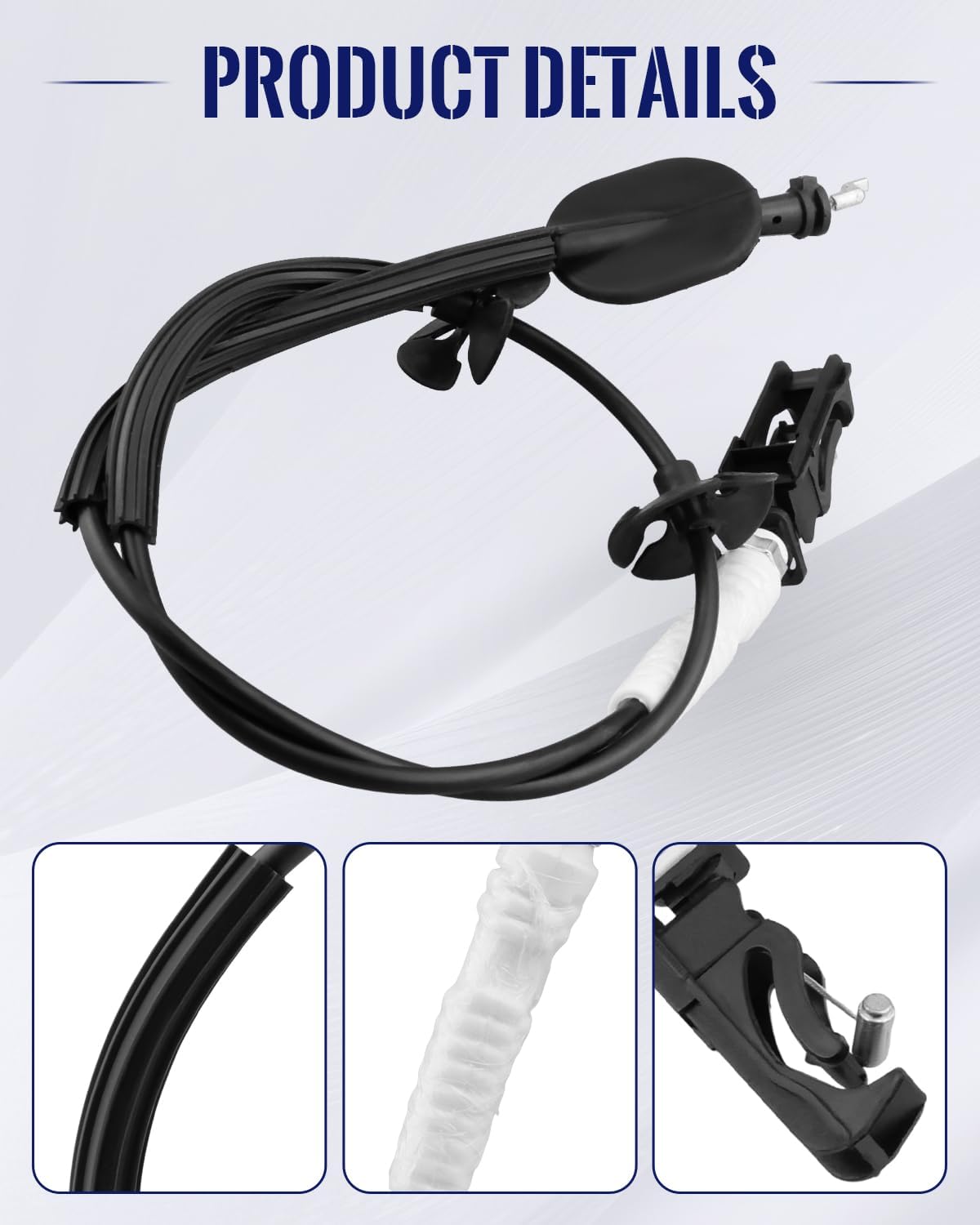 Door Latch Lock Release Cable Fit for Ford F-250 F-350 F-450 F-550 Super Duty 2017 2018 2019 2020 2021 2022 Replace HC3Z-15221A01-F HC3Z-15221A01-B, Front Left Driver Side Replacement