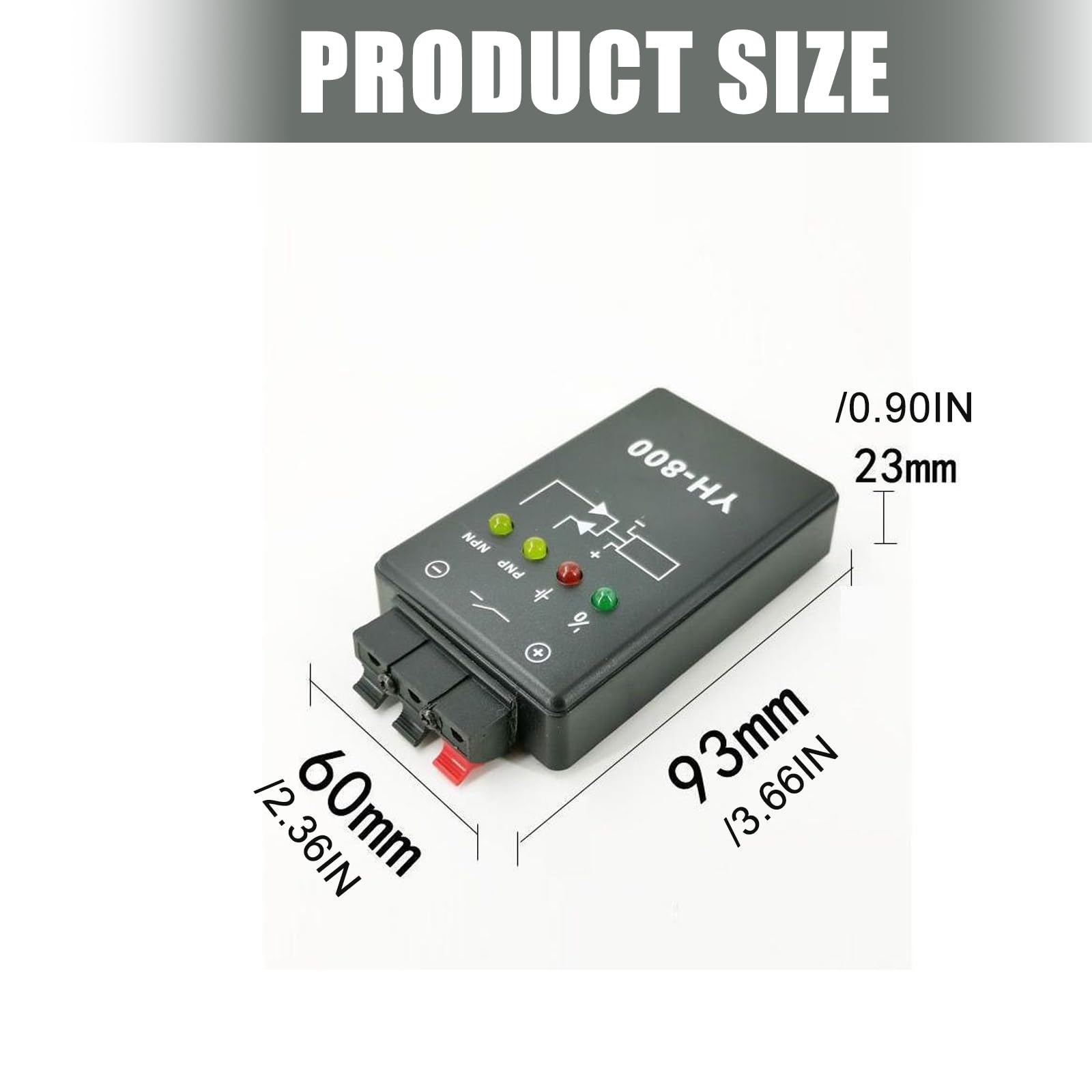 Tester per sensori fotoelettrici YH800 Strumento di test affidabile per fotocellule con indicatori chiari per risultati facili Tester fotoelettrico Misurazione precisa