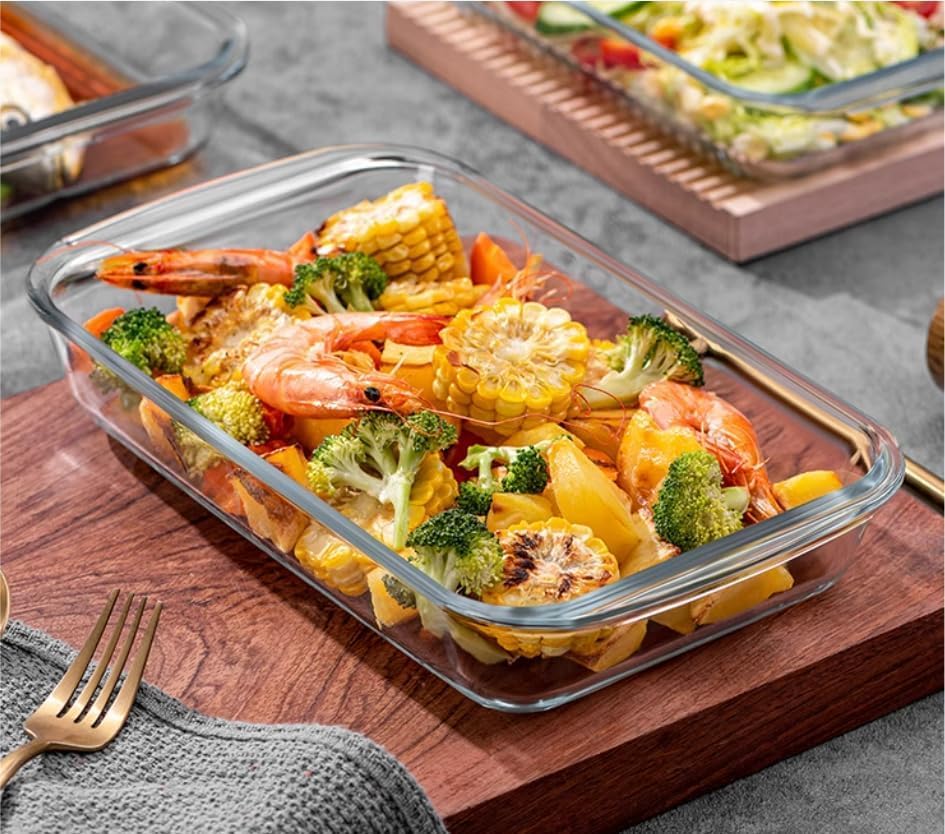 The 0.9L Square Baking Dish is ideal for baking and serving small portions of lasagna, brownies, pasta, or side dishes. Crafted from premium heat-resistant glass, it offers even heat distribution and easy cleanup. Its compact, elegant design fits perfectly in any kitchen. Safe for oven, microwave, freezer, and dishwasher use.