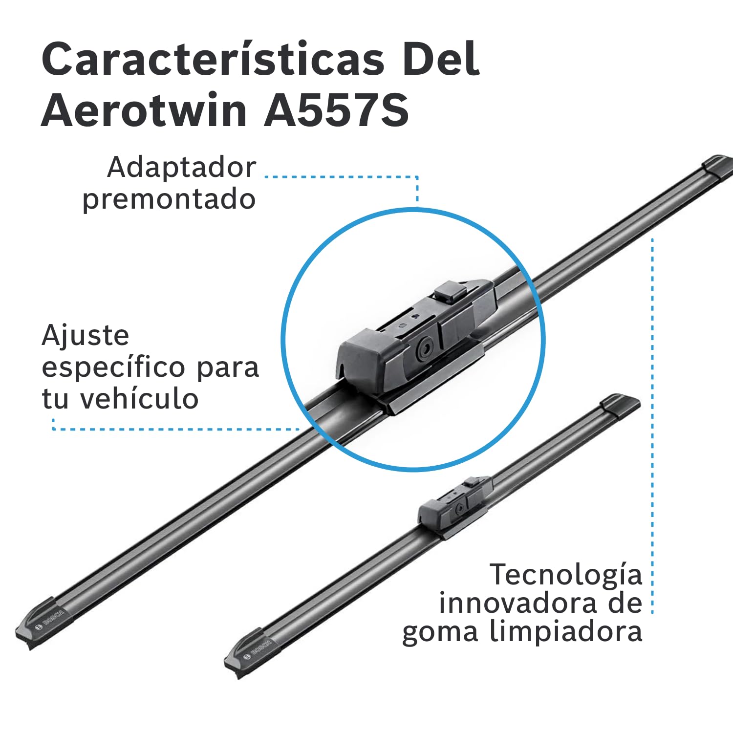 BOSCH Wischerblatt Aerotwin Spoiler A557S 3397007557
