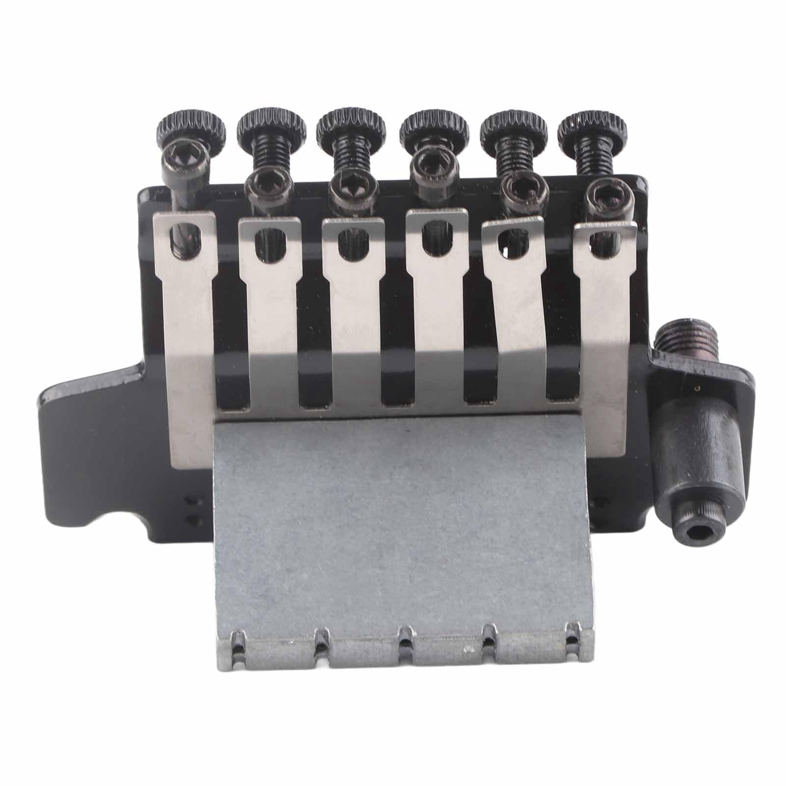 Acouto Double Rocking Tremolo Bridge System for Electric Guitar with Spring Stabilizer and Vibrato Control (Gold) (Silver) (Black)