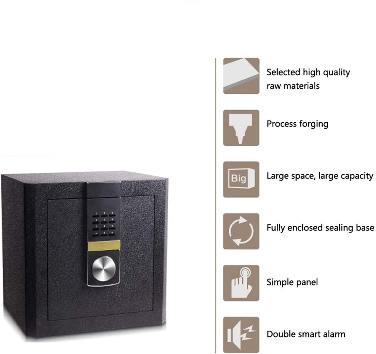 Safe,Home Safe, Safe Electronic Digital Security Lock Wall Cabinet Safe for Jewelry Cash Valuable Home Office Hotel