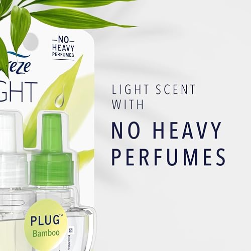 Miniatura 4 de Febreze Plug con tecnología Fade Defy Technology Ambientador  Nueva edición limitada  (3) repuestos de 0.87 onzas líquidas (bambú)